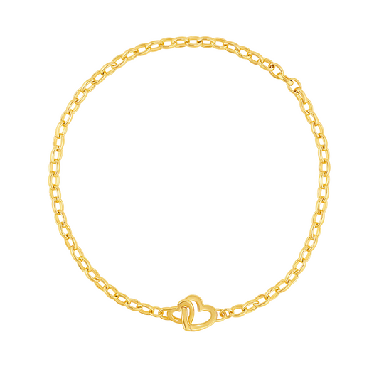 PARKER HEART MINI BRACELET GOLD