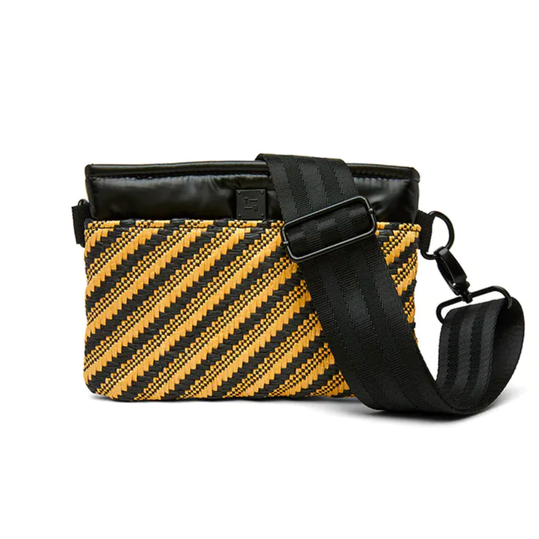 BUM BAG STRIPE RAFFIA