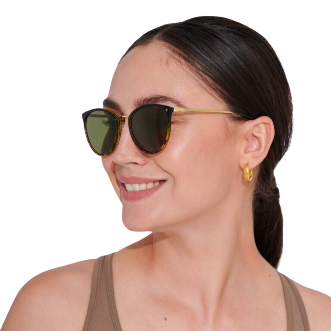 SANTORINI SUNGLASSES BLACK TORTOISE