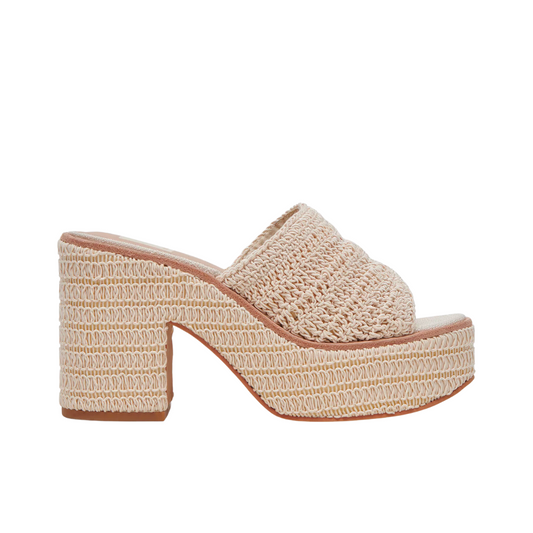 LADIN CLOG HEEL IVORY