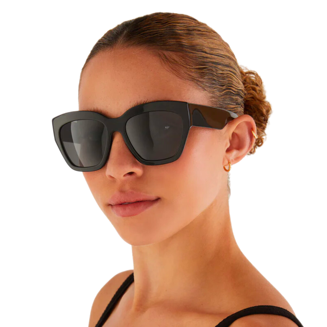 ICONIC SUNGLASSES POLISHED BLACK Brand Bar