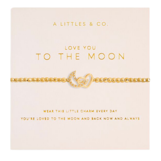 LOVE YOU TO THE MOON BRACELET