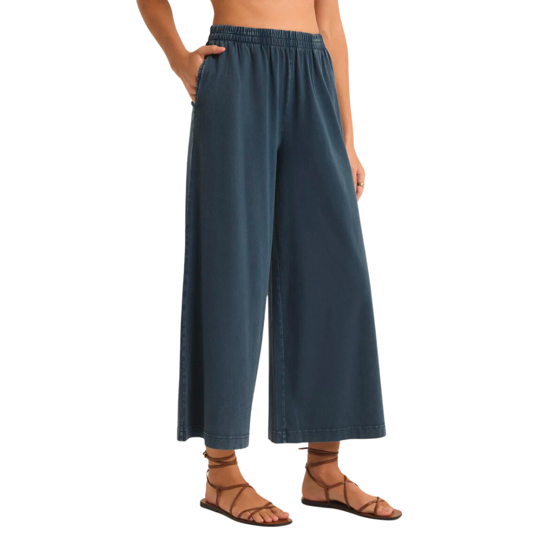 SCOUT JERSEY FLARE PANT MIDNIGHT