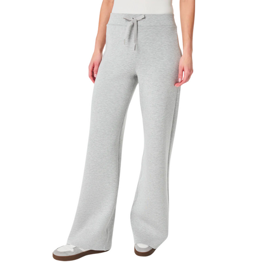 AIRESSENTIALS WIDE LEG PANT LIGHT HEATHER GREY