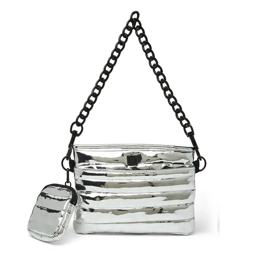 DOWNTOWN CROSSBODY SILVER MIRROR