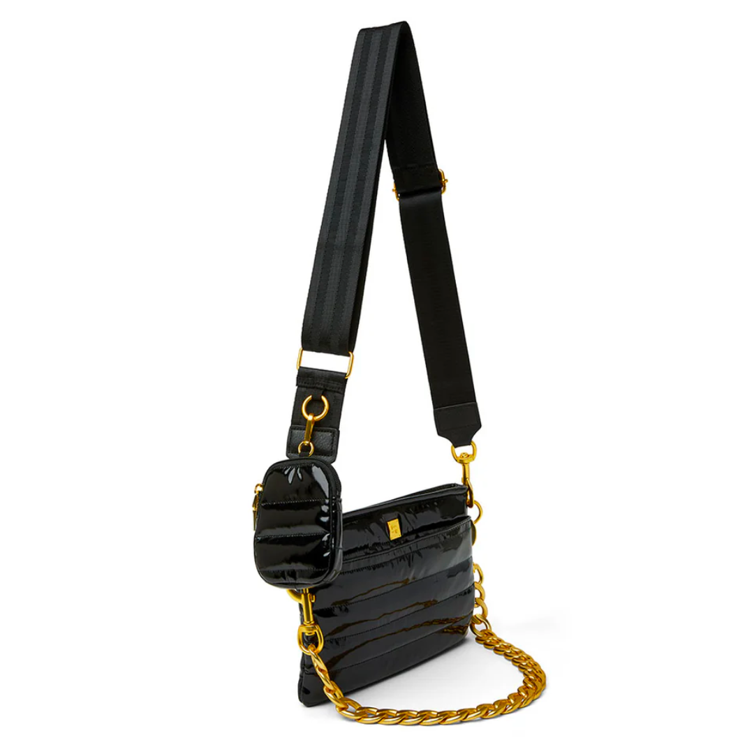 DOWNTOWN CROSSBODY BLACK PATENT