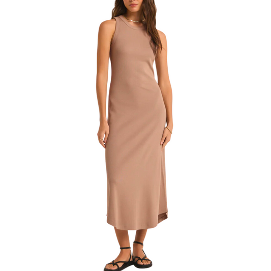 GOODWIN MIDI DRESS LATTE