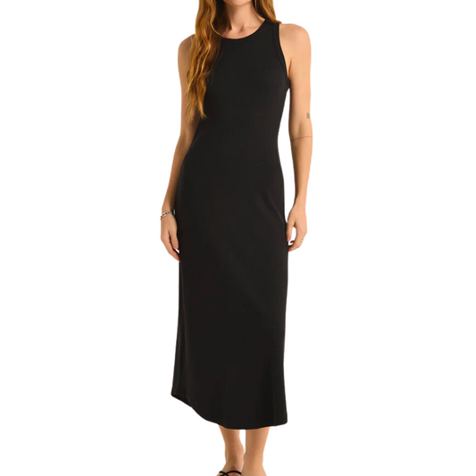 GOODWIN MIDI DRESS BLACK