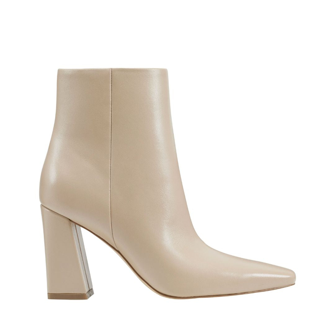 YANARA HEELED BOOTIE LIGHT NATURAL