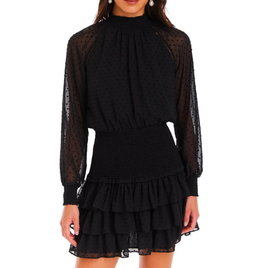 HEIDI MINI DRESS BLACK