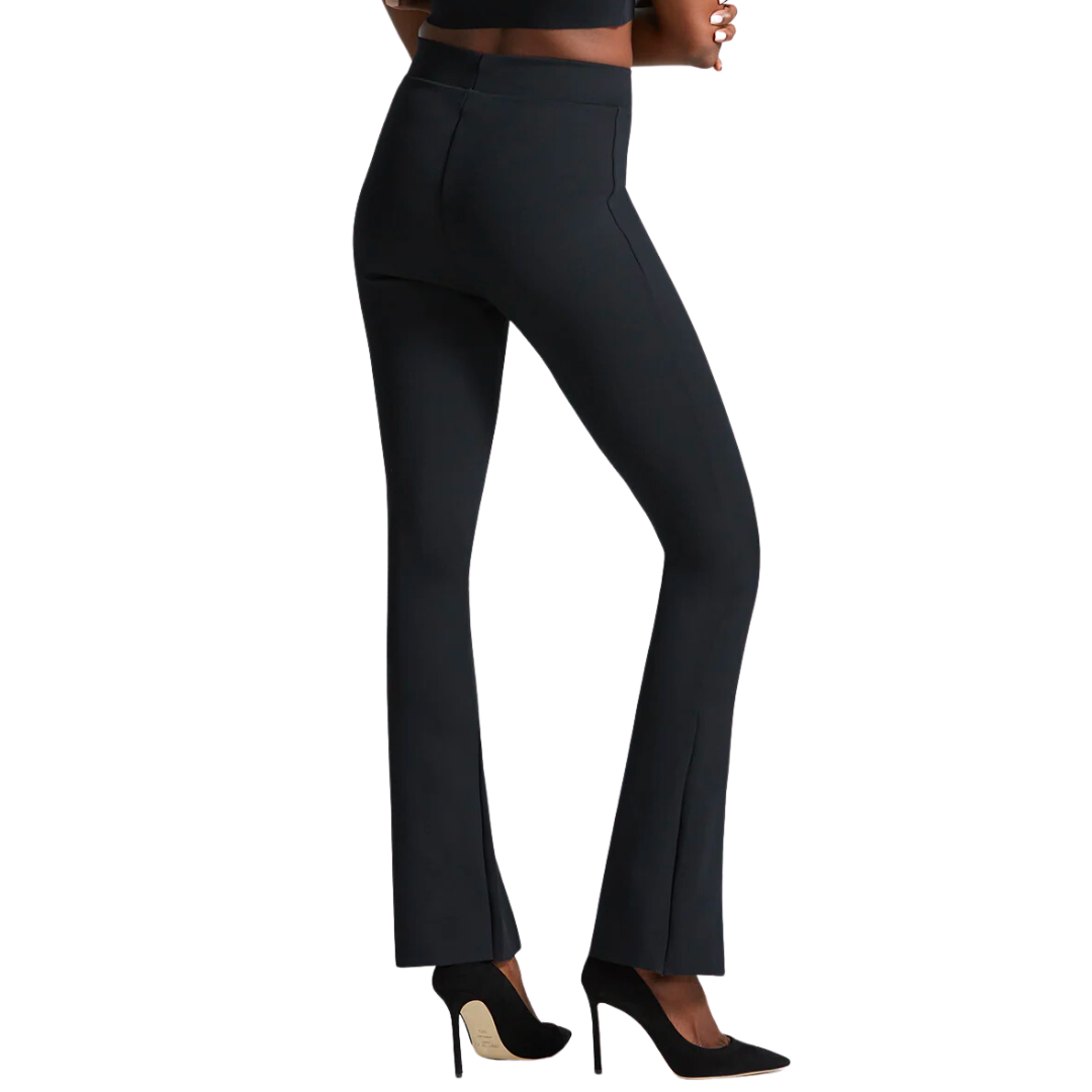 NEOPRENE CEO SPLIT FRONT PANT BLACK