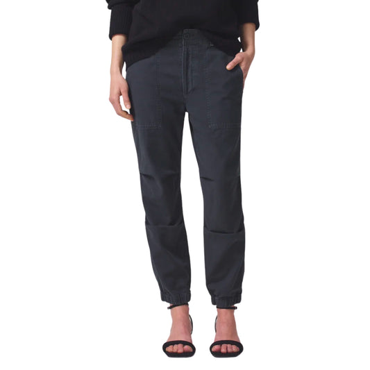 ANGI UTILITY TROUSER BLACK