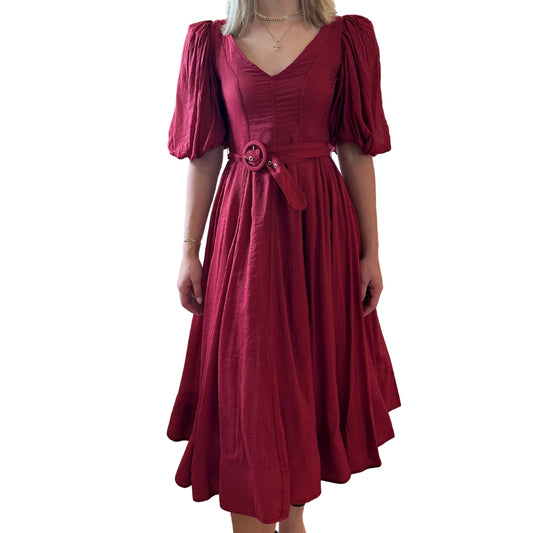 COURTNEY DRESS COGNAC