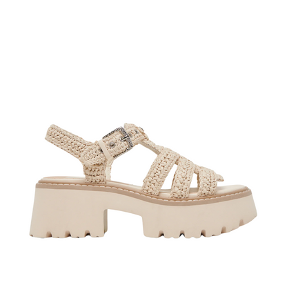LATICE FISHERMAN SANDAL OATMEAL