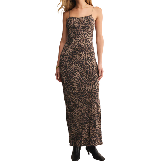 CIALO LEOPARD MIDI DRESS
