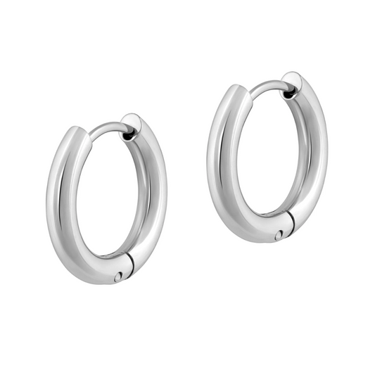 MINI RINGO EARRING SILVER