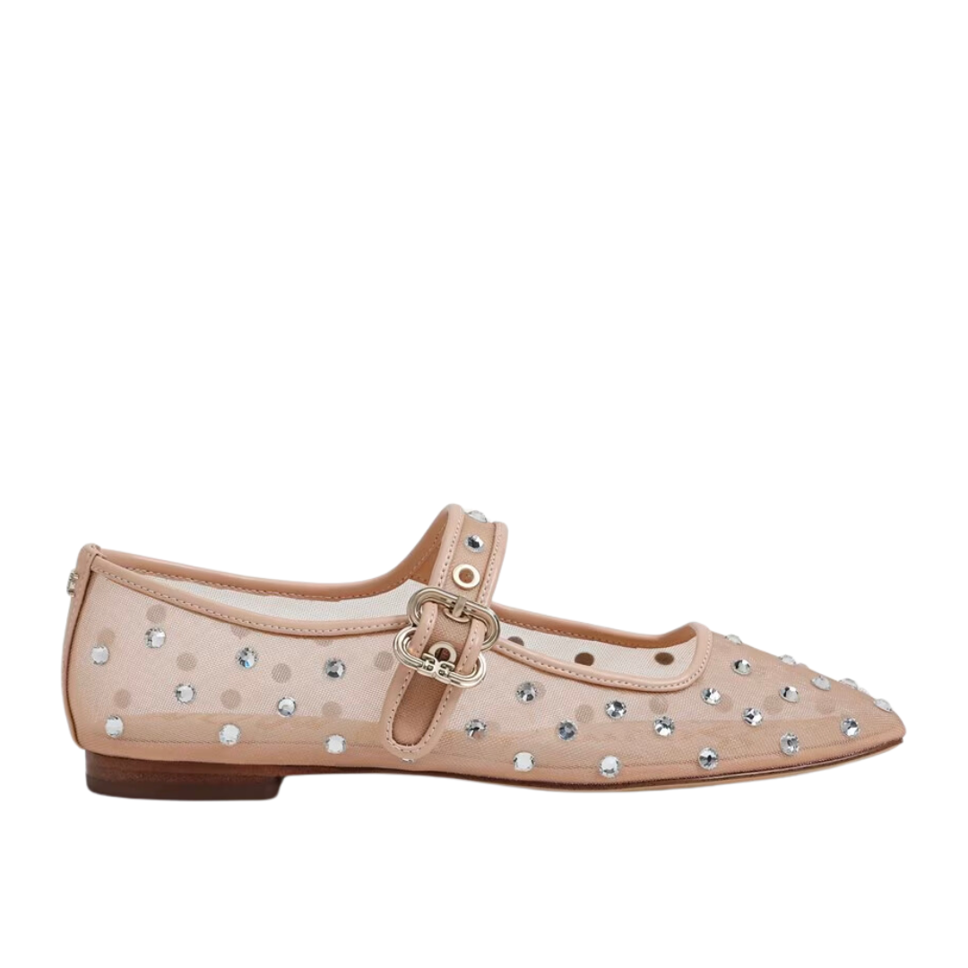 MICHAELA SHINE MESH MARY JANE FLAT – Brand Bar