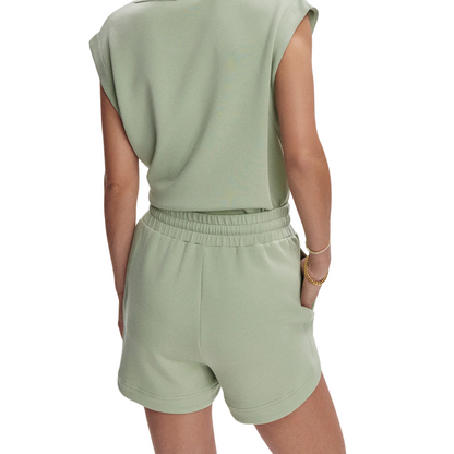 OLLIE HIGH RISE SHORT 3.5" SNOW SAGE