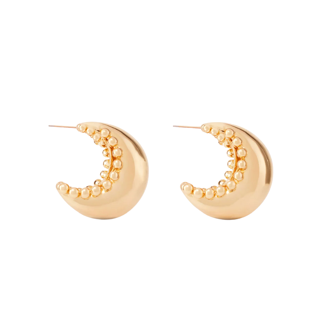 E1357gold - Solana Hoop Earring