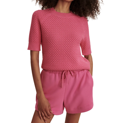 LUCY KNIT TOP IBIS ROSE