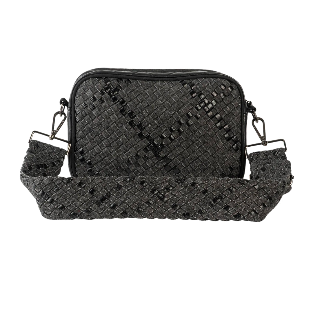 DREW EDGE WOVEN CROSSBODY