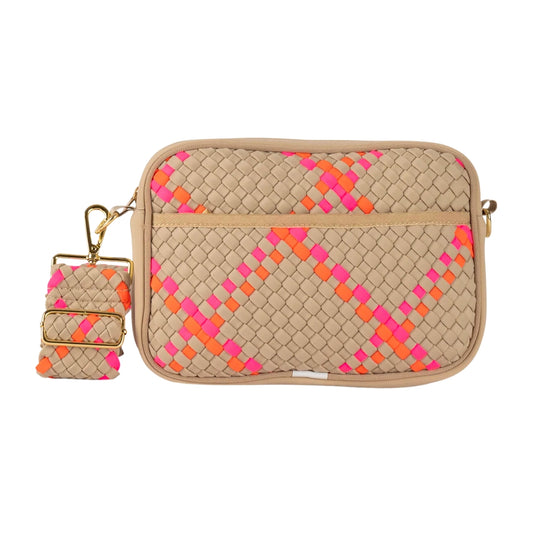 DREW BELIZE WOVEN CROSSBODY