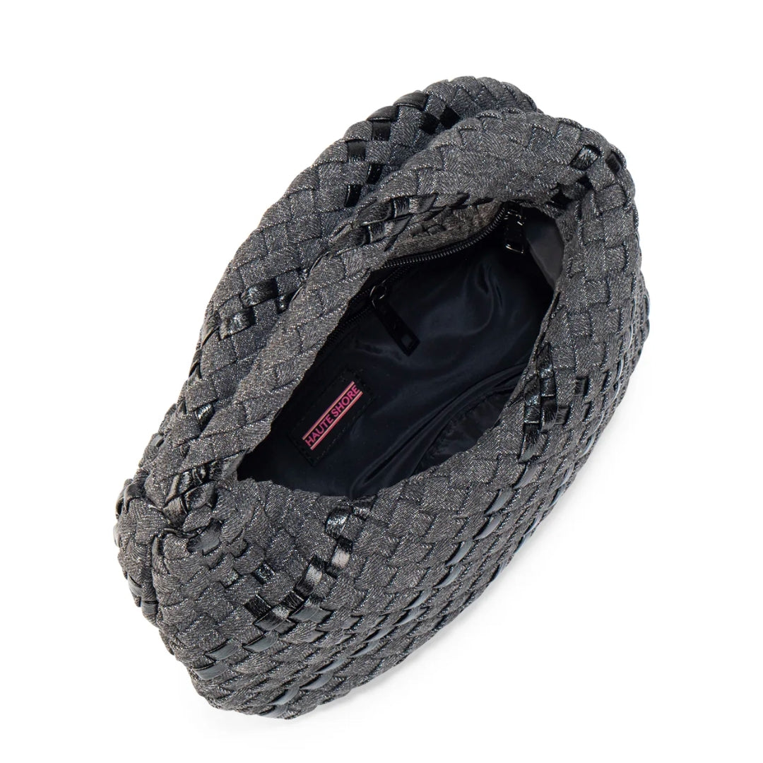 CARRIE EDGE WOVEN MINI HOBO