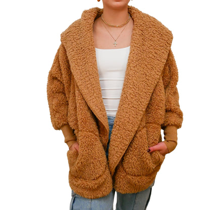 CAFE LATTE SHERPA WRAP