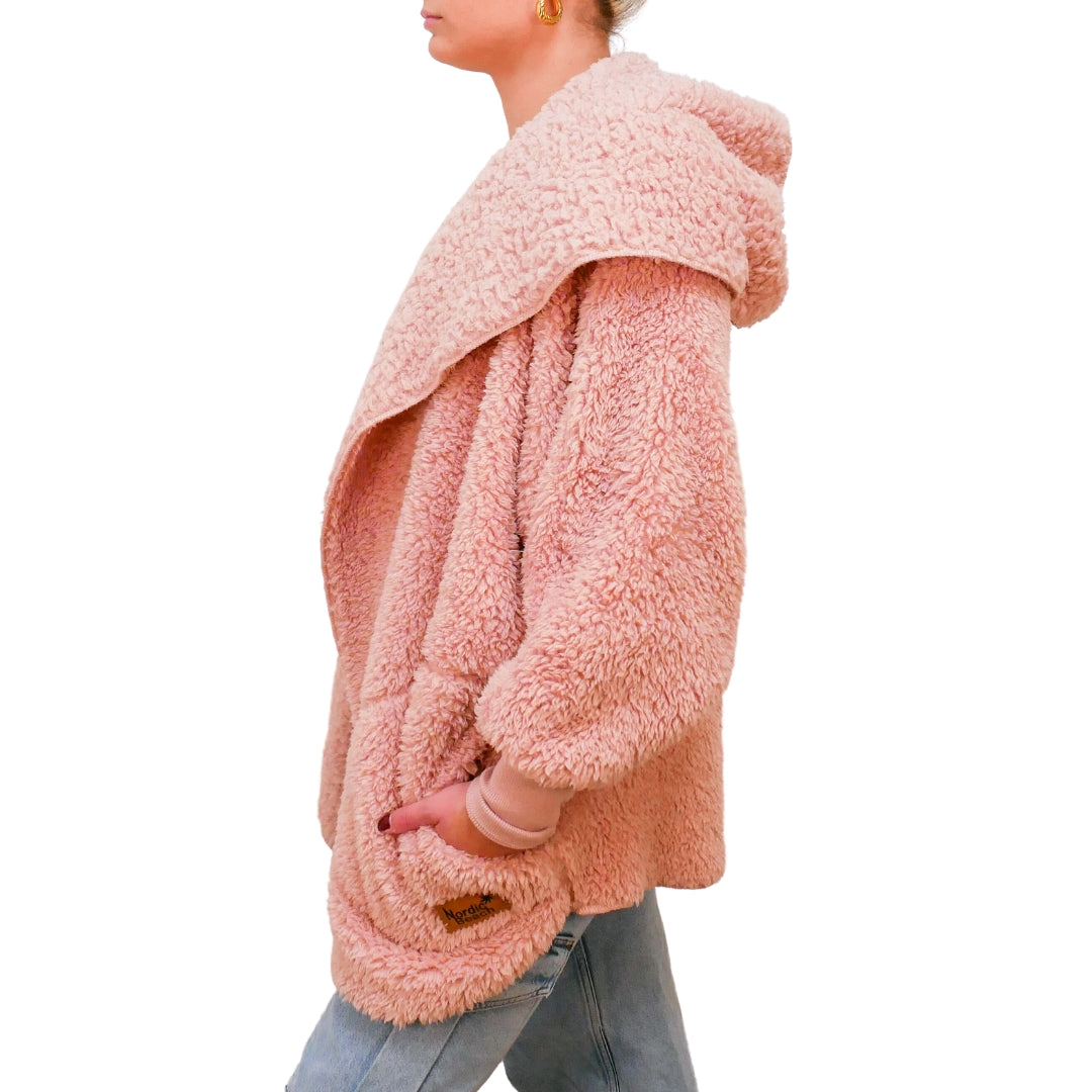 BLUSH WINE SHERPA WRAP