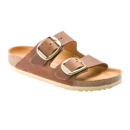 ARIZONA BIG BUCKLE SANDAL COGNAC