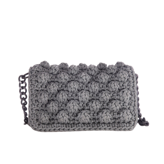 SLIVER CLUTCH WITH METALLIC CHAIN