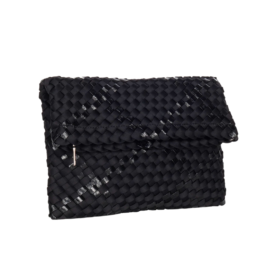 VAL NOIR CONVERTIBLE WOVEN CROSSBODY