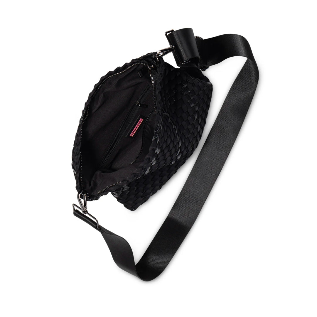 VAL NOIR CONVERTIBLE WOVEN CROSSBODY