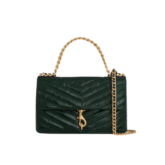 EDIE MINI CROSSBODY ON A CHAIN DARK ENVY