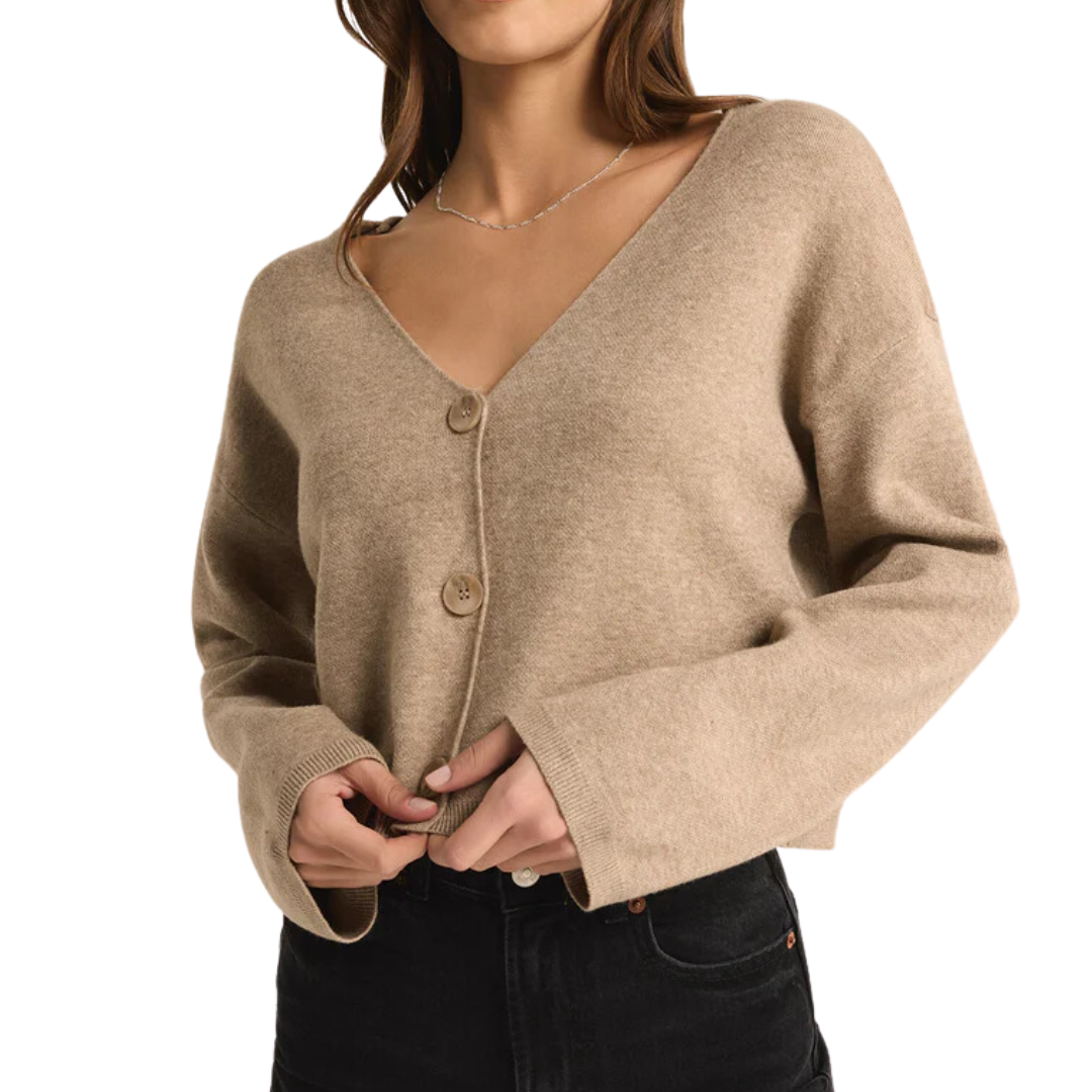 ESTELLE CARDIGAN OATMEAL