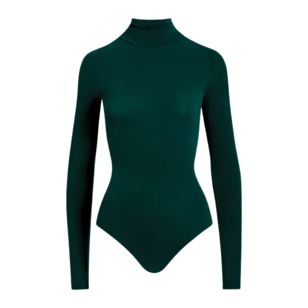 BALLET TURTLENECK BODYSUIT JUNIPER