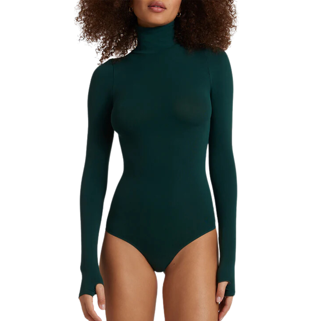 BALLET TURTLENECK BODYSUIT JUNIPER