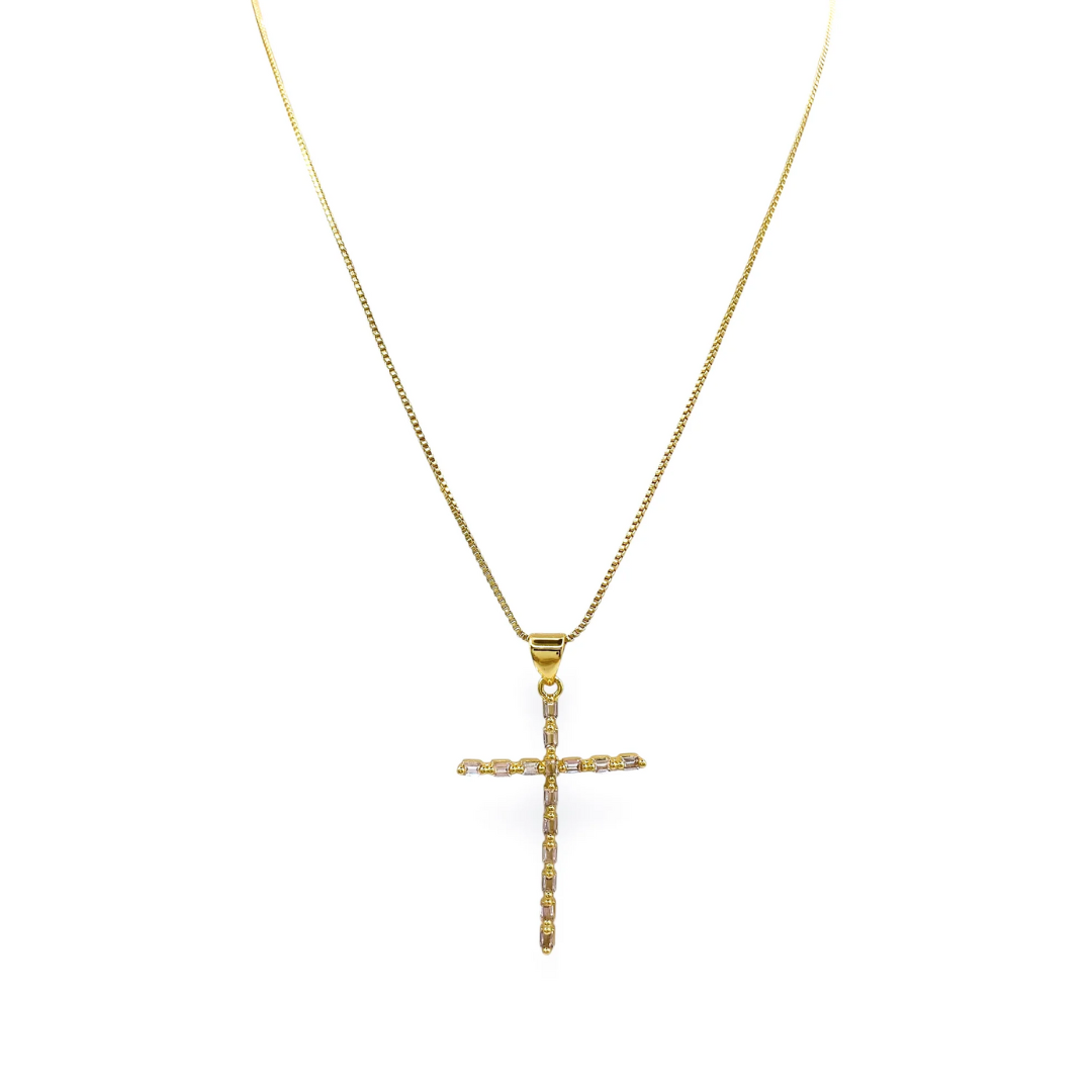 GRATITUDE CROSS NECKLACE