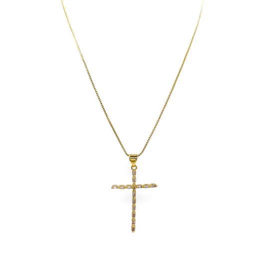 GRATITUDE CROSS NECKLACE