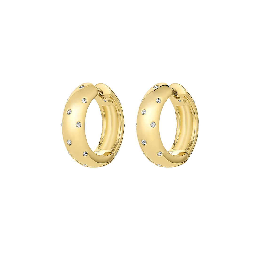 NOEL SHIMMER HOOPS GOLD