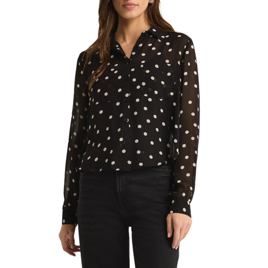 VIVIENNE POLKA DOT TOP