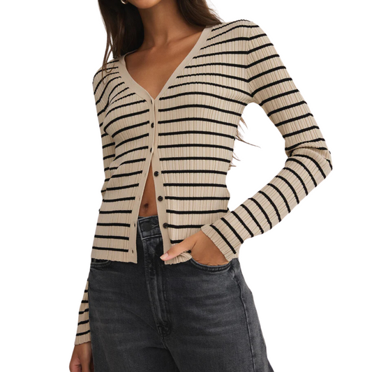 JORDANA STRIPE SWEATER