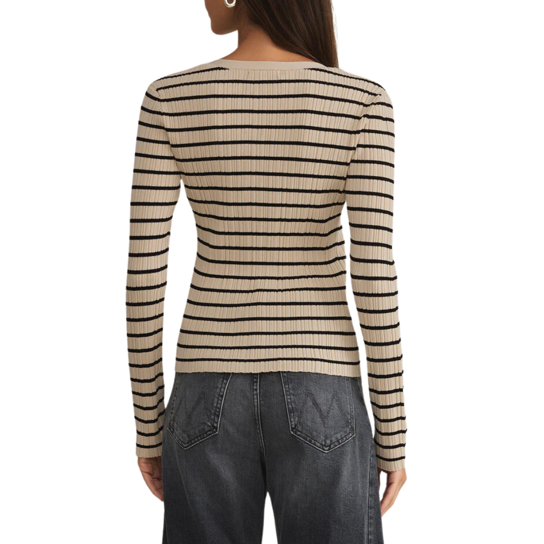 JORDANA STRIPE SWEATER