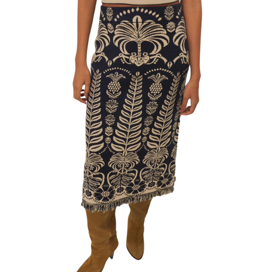 AINIKA TROPICAL KNIT SKIRT