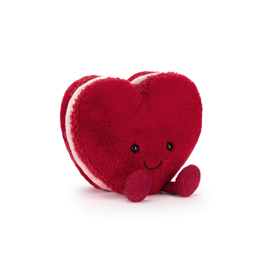 AMUSEABLES COLETTE HEART MACARON RED