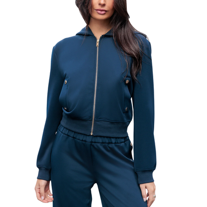 ZIRA SCUBA HOODIE NAVY