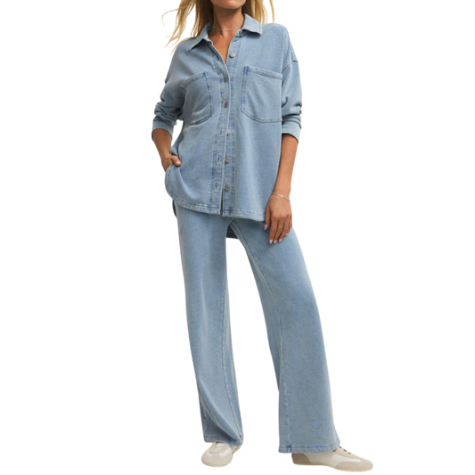 HUNTER KNIT DENIM PANT OCEAN AIR INDIGO