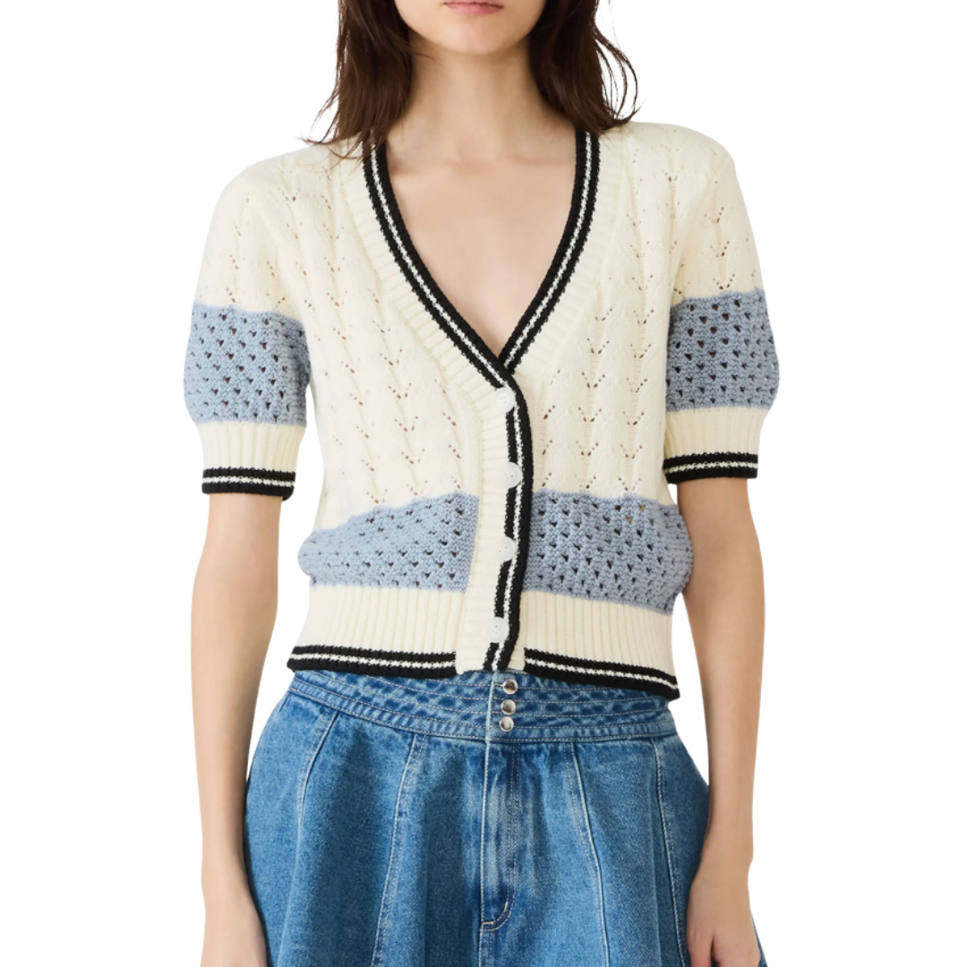 FIONA SWEATER CARDIGAN BLUE