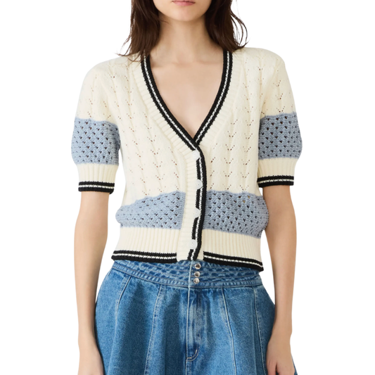 FIONA SWEATER CARDIGAN BLUE