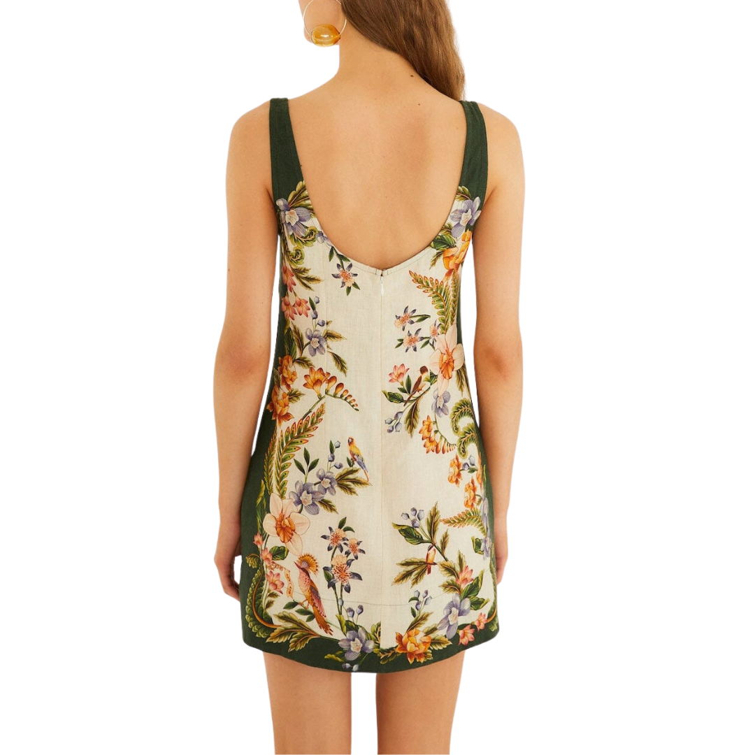 NATURE SAND MINI DRESS